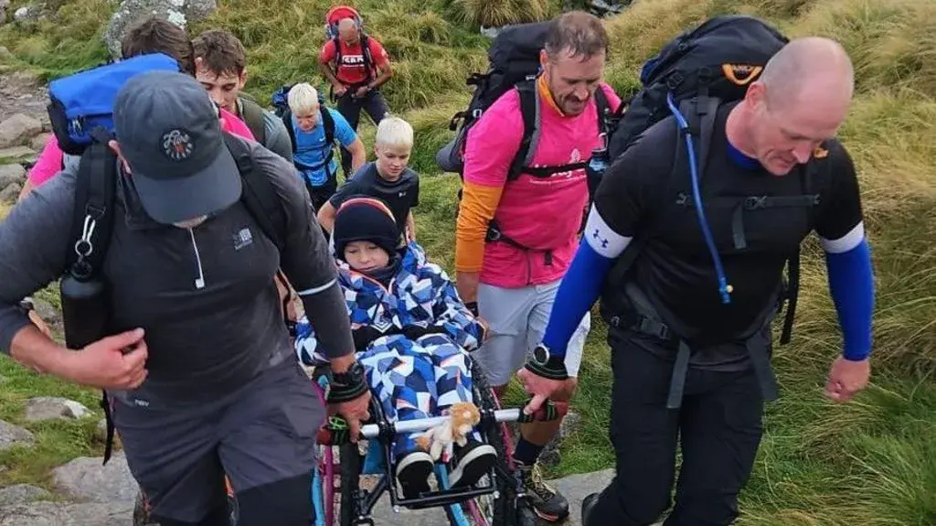 Dad to walk Three Peaks while carrying paraplegic son
